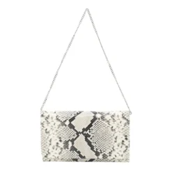 Abro Clutch aus Leder weiß Clutch