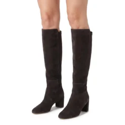 Agl Stiefel Lynn aus Veloursleder braun Schnürschuhe