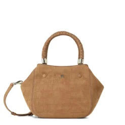 AIGNER Handtasche Carré Soft Croco braun Crossbody Bag