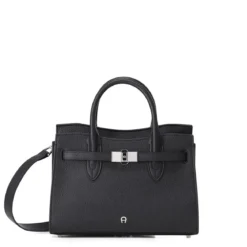 AIGNER Handtasche Farah aus Rindsleder schwarz Crossbody Bag
