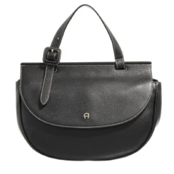 AIGNER Miranda Black Satchel