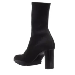 Alexander McQueen Neoprene Boots Black Stiefeletten
