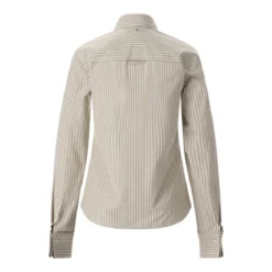 AMI Paris Hemdbluse mit Rüschen beige Bluse