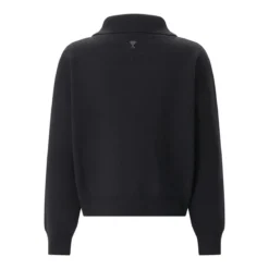 AMI Paris Pullover aus Merinowolle schwarz Pullover