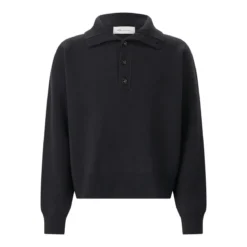 AMI Paris Pullover aus Merinowolle schwarz Pullover