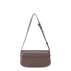 AMI Paris Schultertasche aus Leder schwarz Crossbody Bag