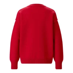 AMI Paris Strickjacke aus Wolle rot Strickjacke