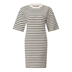 Anine Bing T-Shirt-Kleid Mona Creme Minikleid