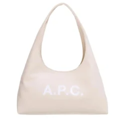 A.P.C. Baby Ninon Shoulder Aad Ecru Crossbody Bag