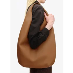 A.P.C. Le Neige Cab Camel Hobo Bag