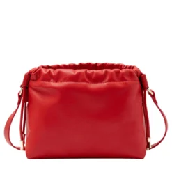 A.P.C. Sac Ninon Mini Gaa Red Crossbody Bag
