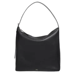 A.P.C. Sac Vera Maxi Lzz Black Hobo Bag