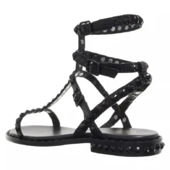 Ash Playbis05 Black Römersandalen