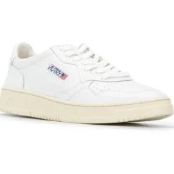 Autry International Sneaker Medalist aus Leder Weiß Low-Top-Sneaker