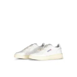 Autry International Sneaker Medalist aus Leder Weiß Low-Top-Sneaker