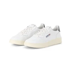 Autry International Sneaker Medalist aus Leder 22 wht/black Schnürschuhe