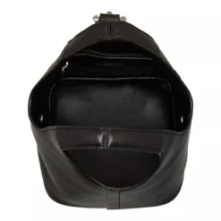 Balenciaga Locker Handbag Leather Black Bucket Bag