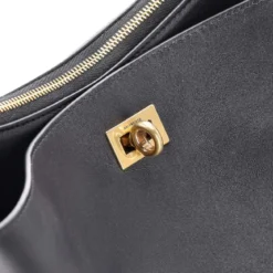 Balenciaga Schultertasche Rodeo aus Leder schwarz Schultertasche