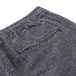 Barbour Shorts Stillwater aus Leinen dunkelblau Stoffshorts