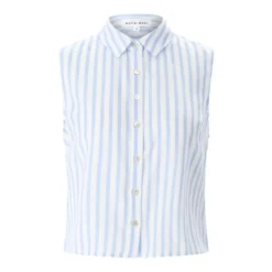 Bella Dahl Gestreifte Bluse blau Bluse