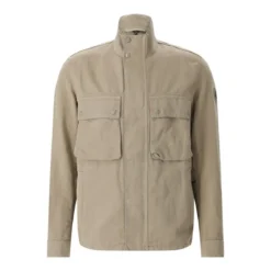 Belstaff Jacke Hayfield aus Baumwolle & Leinen grün Übergangsjacke