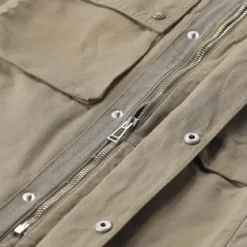 Belstaff Jacke Hayfield aus Baumwolle & Leinen grün Übergangsjacke