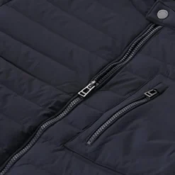 Belstaff Jacke mit Logo blau Daunenjacke