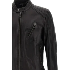 Belstaff Jackets Black Schwarz Lederjacke