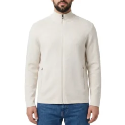 Belstaff Strickjacke aus Baumwolle beige Strickjacke