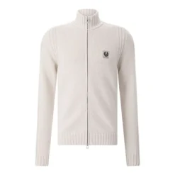 Belstaff Strickjacke Watch aus Wolle beige Strickjacke