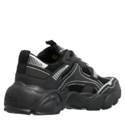 Buffalo Cld Run Jog Black/Silver Low-Top-Sneaker