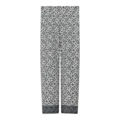Cambio Allison creme/blue geometric Hose