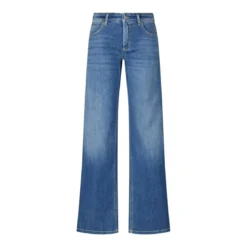 Cambio Tess mid blue splinted Jeans
