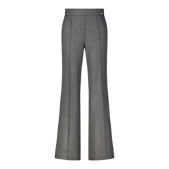 Cambio Wide-Fit Stoffhose Ava Grau Stoffhose