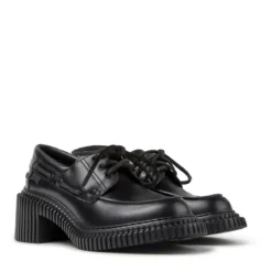 Camper Der Pix London, Ihr leichter Wohlfühl-Absatzschuh, schwarz Bootsschuhe