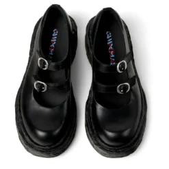 Camperlab Mokassins Vamonos schwarz Schnürschuhe