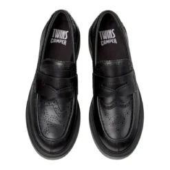 Camper Mokassins Dean Twins schwarz Bootsschuhe