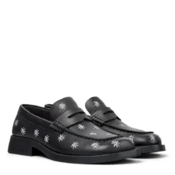 Camper Mokassins Donna schwarz Bootsschuhe