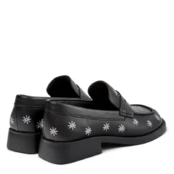 Camper Mokassins Donna schwarz Bootsschuhe