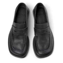 Camper Mokassins Donna Twins schwarz Bootsschuhe