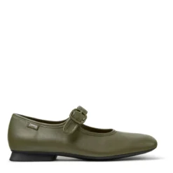 Camper Unsere feminine Linie Casi Myra besticht durch ein olivegrün Ballerinas