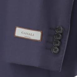 Canali Anzug aus Wolle blau Hosenanzug