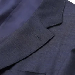 Canali Anzug aus Wolle blau Hosenanzug