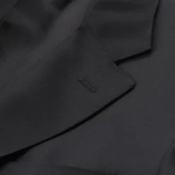Canali Anzug aus Wolle schwarz Hosenanzug