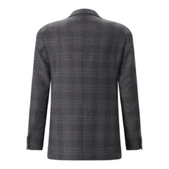 Canali Sakko aus Wolle braun Anzugjacke