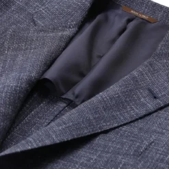 Canali Sakko aus Wollmix blau Anzugjacke