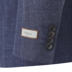 Canali Zweiteiliger Anzug Kei aus Wollmix blau Hosenanzug