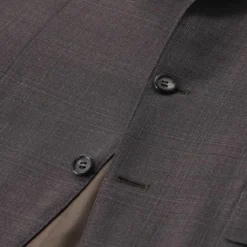 Canali Zweiteiliger Regular-Fit Anzug Kei braun Hosenanzug