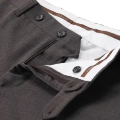 Canali Zweiteiliger Regular-Fit Anzug Kei braun Hosenanzug