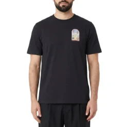 Casablanca Black T-Shirt With Crew Neckline Black T-Shirt